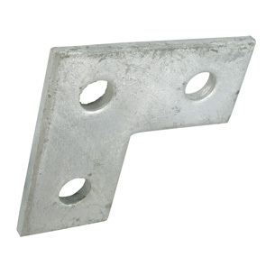 Unistrut Bracket Flat L 3 Hole 90 Deg