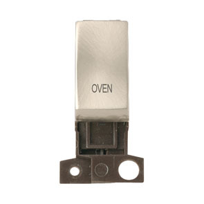 13A Resistive 10A DP Switch Satin Chrome Oven