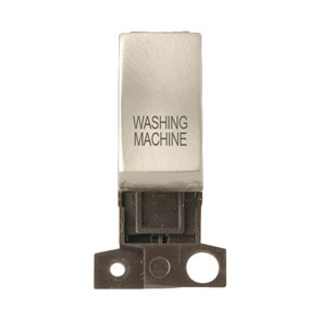13A Resistive 10A DP Switch Satin Chrome Washing Machine