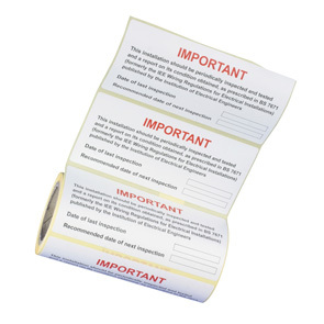 Periodic Inspection Label Roll 100