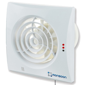 Monsoon 4In Zone 1 Silent Timer Fan 97M3/H