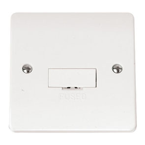 13A Fused Connection Unit W/O Flex O/Let