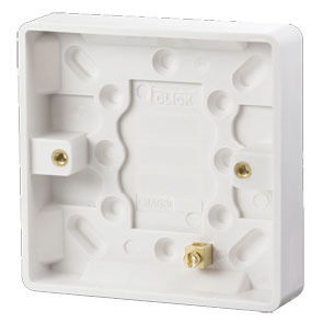 1 Gang 16mm Deep Pattress Box