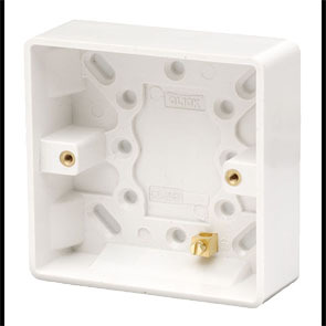 1 Gang 25mm Deep Pattress Box