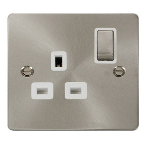 Ingot 1 Gang 13A DP Switched Socket