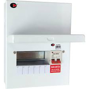 Amendment 3 100A DP Isolator 6 Way Consumer Unit