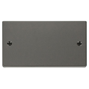 2 Gang Blank Plate