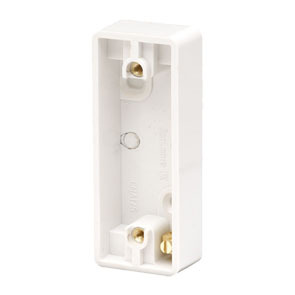 10Ax 1 Gang Architrave Pattress Box