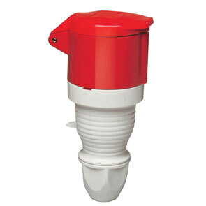 Coupler 16A 5P 415V Red