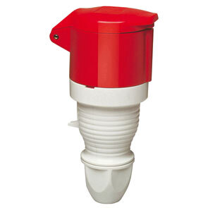 Coupler 32A 5P 415V Red
