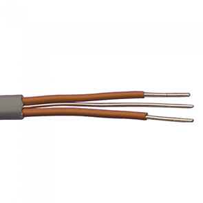 1.0 Twin & Earth Twin Brown 100M Coils Grey Sheath