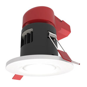 Ansell Sleek LED 6W Polycarbonate Bulkhead Built Photocell Black Body Opal Diffuser