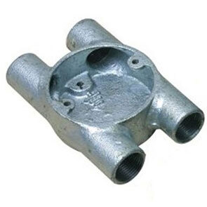 20mmm Circular Conduit Box H Galv