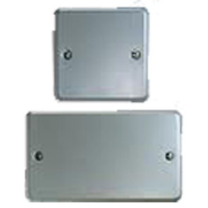 2Gang M/Clad Blank Plate