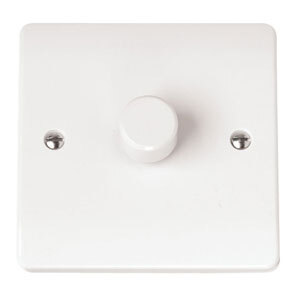 1 Gang Dimmer Plate Only **Requires Modules**