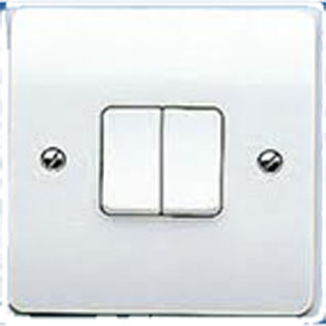 10A 2G Sp 2 Way Plateswitch