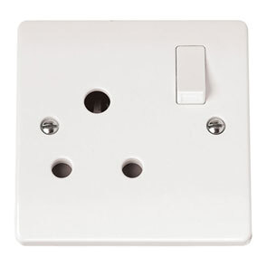 15A Round Pin Switched Socket Outlet