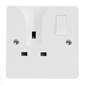 13A 1G DP Switched Locating Plug Socket