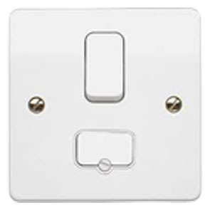 13A DP Sw Fused Spur Bottom Flex Out