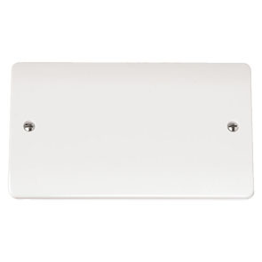 2 Gang Blank Plate