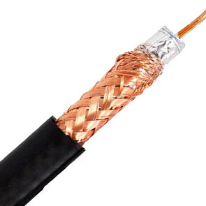 **Cctv Cable** Black Rg59 Cu Coax Cable 100M Coil