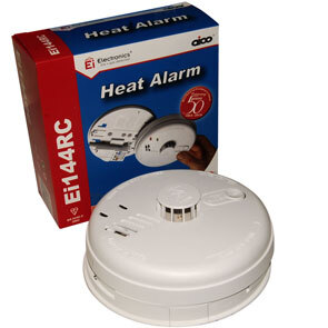 Aico Fixed Heat Detector Mains Battery Back Up