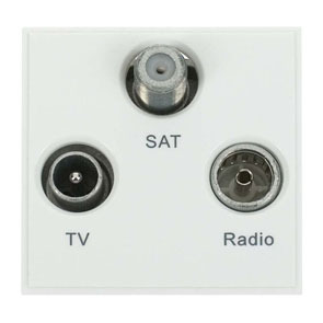 TrIPlexed Tv, Radio And Satellite – Polar White