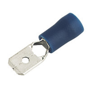 Pre Ins Terminal Blue Spade 6mm