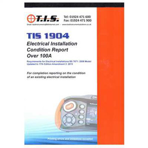 Electrical Installation Condition Report Over 100A