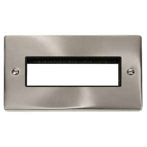 2 Gang Plate 6 In-Line Aperture