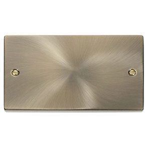 2 Gang Blank Plate