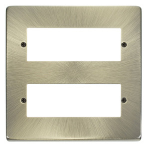 12 Minigrid Module Plate – Ant. Brass