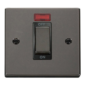 Ingot 1 Gang 45A DP Switch With Neon