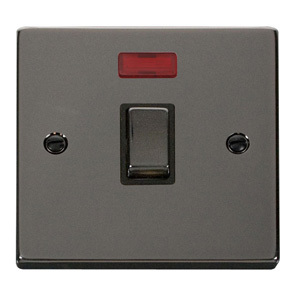 20A 1 Gang DP Ingot Switch With Neon