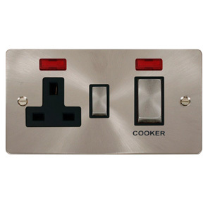 Ingot 45A Cooker Control Unit With Socket And Neon