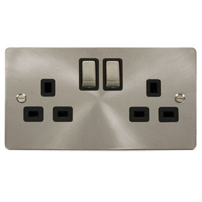 Ingot 2-Gang 13A DP Switched Socket