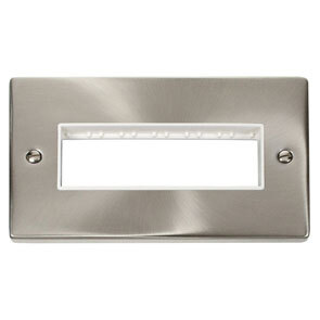 2 Gang Plate 6 In-Line Aperture