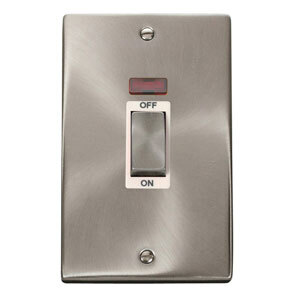 Ingot 2 Gang 45A DP Switch With Neon