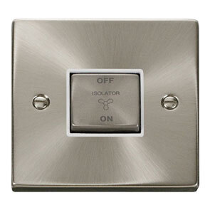 10A 1 Gang Ingot 3 Pole Fan Isolation Switch
