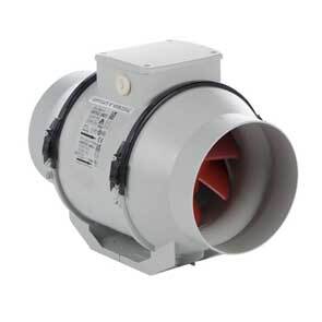 4In In-Line Shower Timer Fan