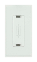 New Media 13A Fused FCU Module – White
