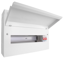 Consumer Unit, 14 Free Ways Straight Way, 100A Switch Disconnector