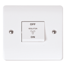 10A 3 Pole Fan Isolation Switch