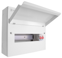 Consumer Unit, 10 Free Ways Straight Way, 100A Switch Disconnector