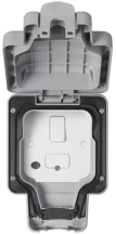 Masterseal Switched Fused Spur IP66 Grey