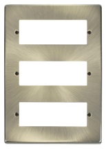 18 Minigrid Module Plate – Ant. Brass