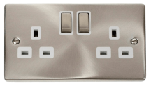 2 Gang 13A DP Ingot Switched Socket Outlet