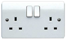 13A 2G DP Switched Socket