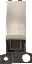 13A Resistive 10A DP Switch Satin Chrome Dishwasher