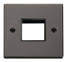 1 Gang Plate Twin Aperture